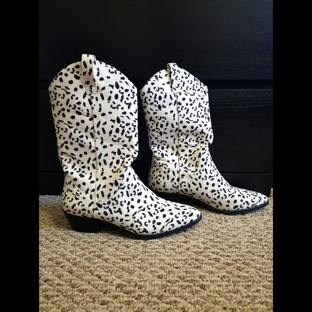 Cowboy boots.